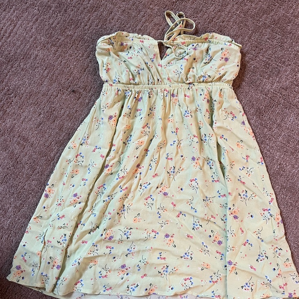 Cotton On light green flowered sundress